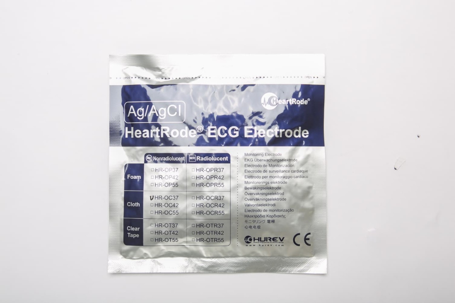 Disposable ECG Electrodes HeartRode - HR-OP42