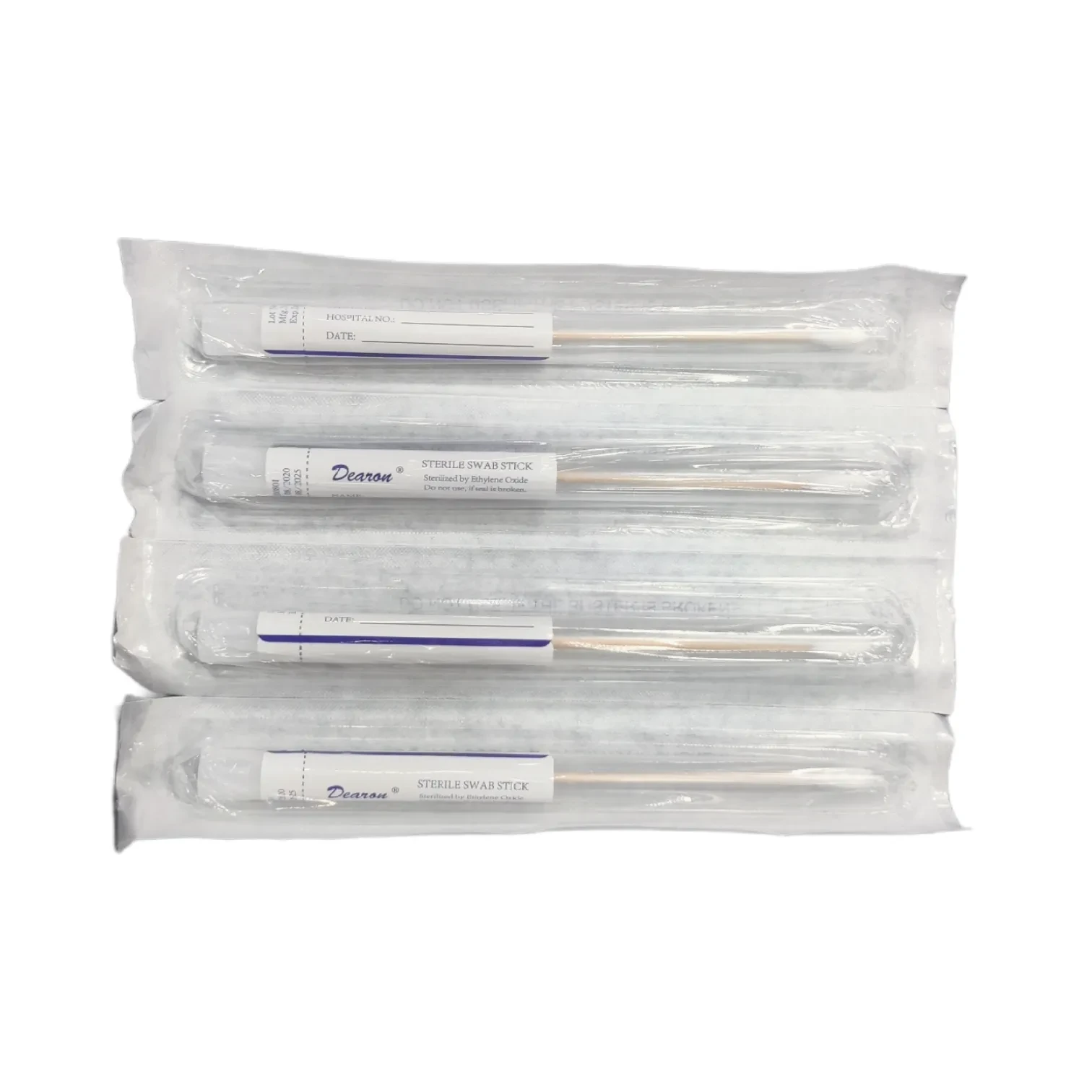 Sterile Disposable Swab Sticks 100/Pc
