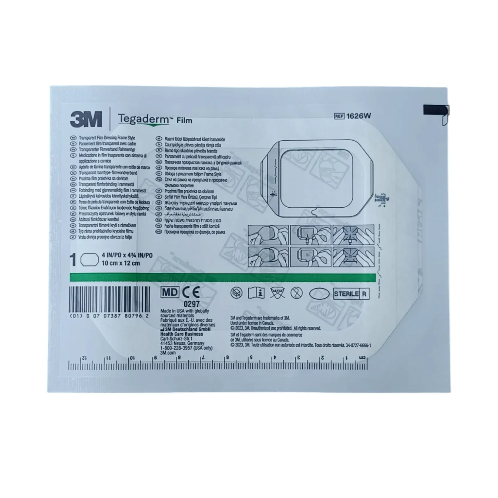 3M Tegaderm Film 1626W (10cm x 12cm)
