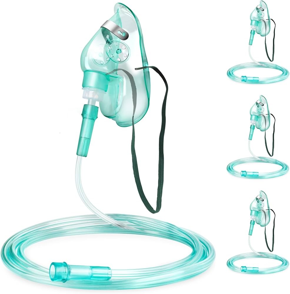 Disposable Oxygen Mask with Tubing