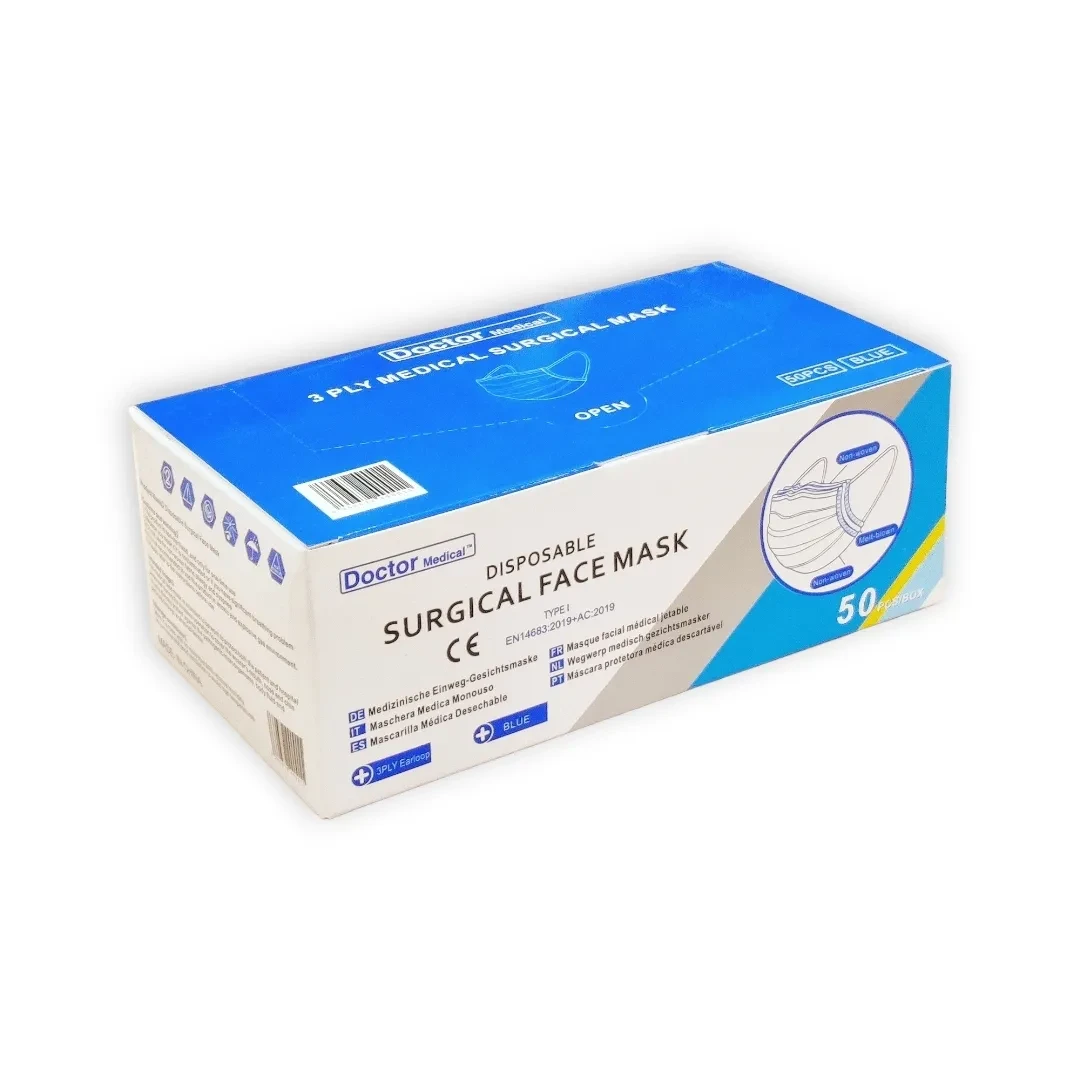 DOCTORS Medical 3 PLY MEDICAL SURGICAL MASK 50 PCS