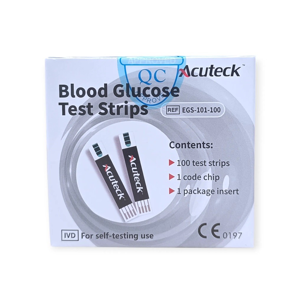 Acuteck Blood Glucose Test Strips 100's Pack