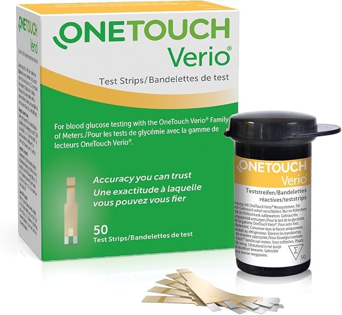One Touch Verio Blood Glucose Test Strip 50's Pack