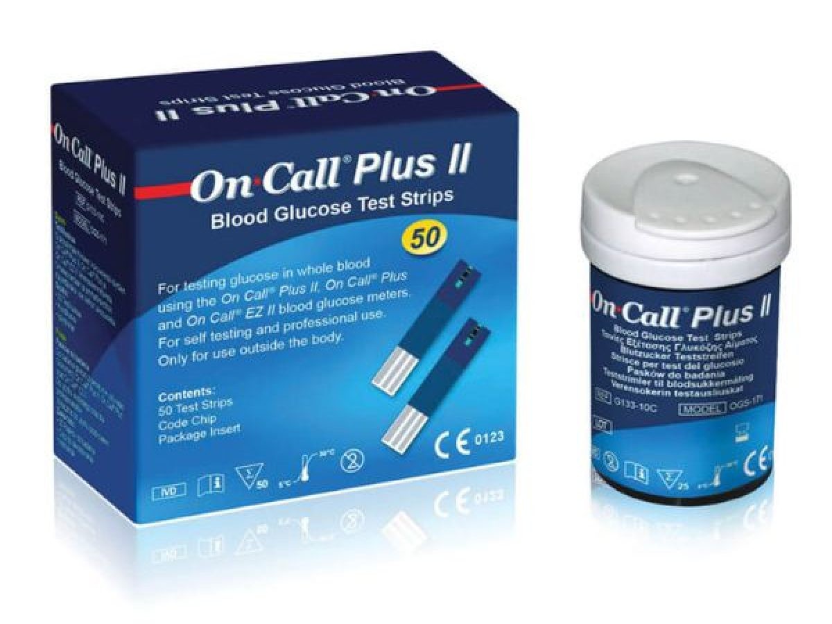On Call Plus Blood Glucose Test Strip 25pcs
