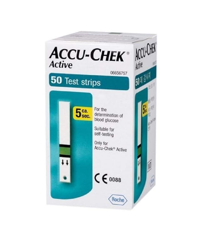 Accu-Chek Active Blood Glucose Strip 50's Pack