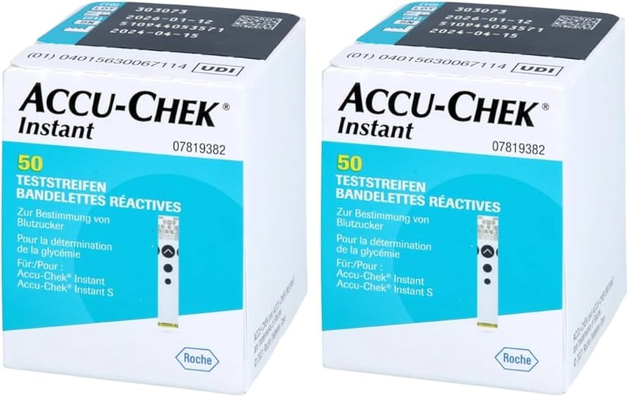 Accu-Chek Instant Blood Glucose Strip 100's Pack