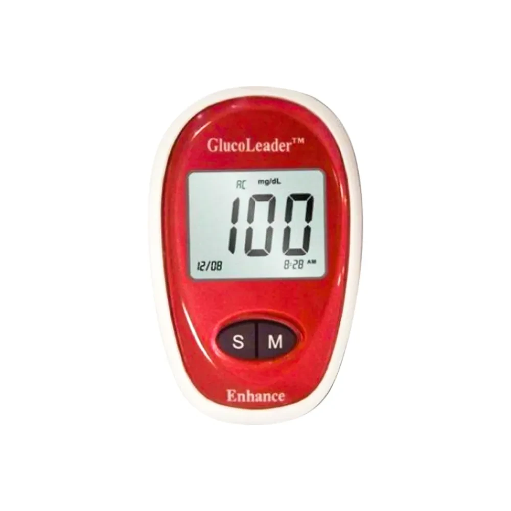 GlucoLeader Blood Glucose Monitoring System (Red)