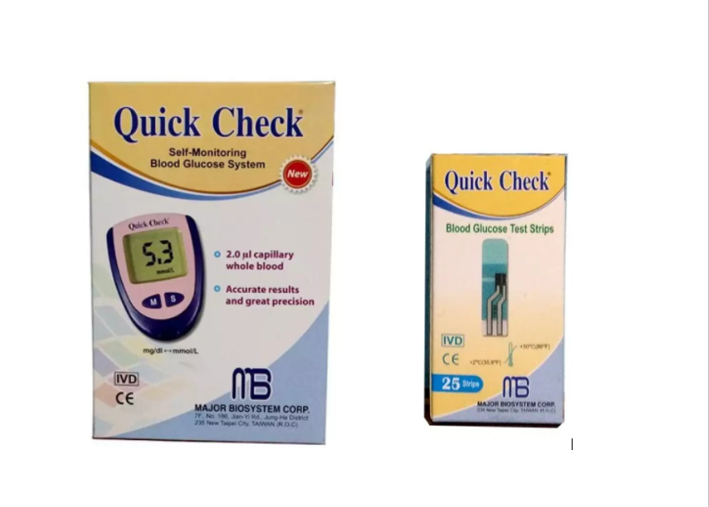 Quick Check Blood Glucose Meter