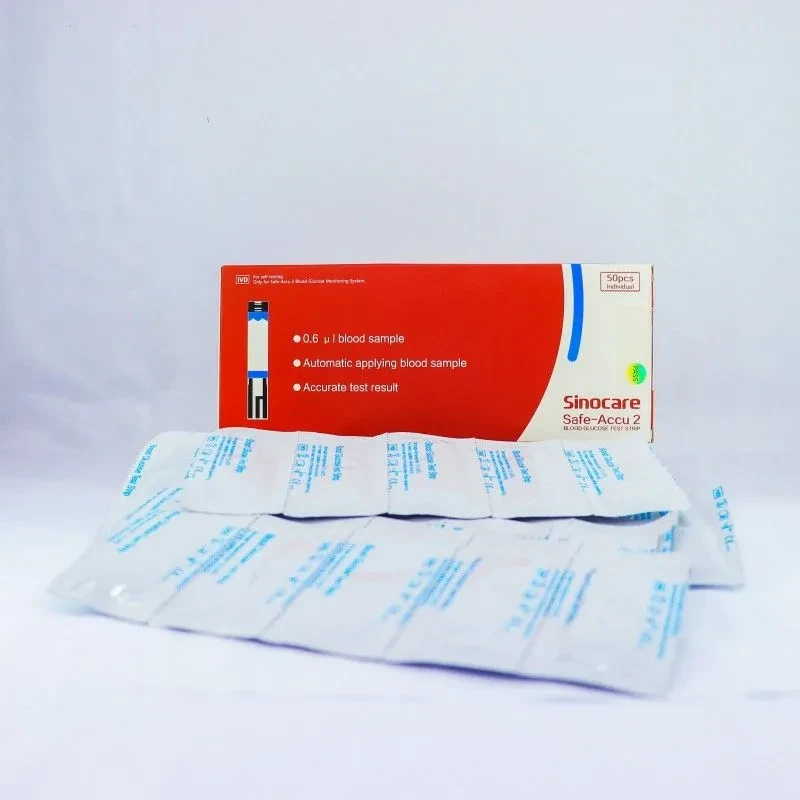 Sinocare Safe Accu 2 Blood Glucose Strip 50's Pack