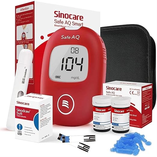 Sinocare Safe AQ Blood Glucose Monitor