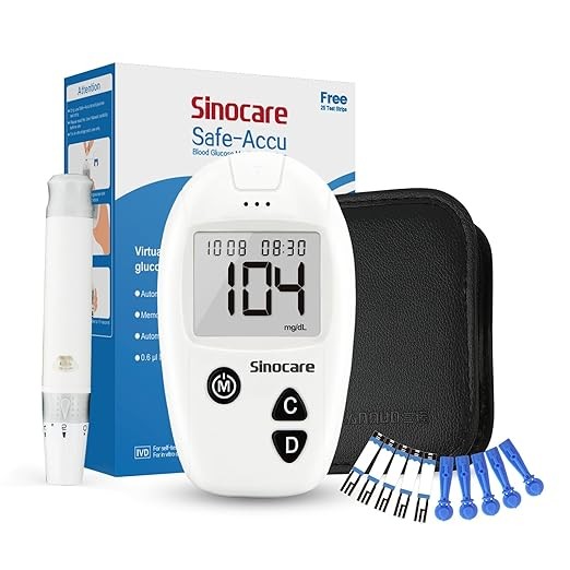 Sinocare Safe-Accu Blood Glucose Monitoring System