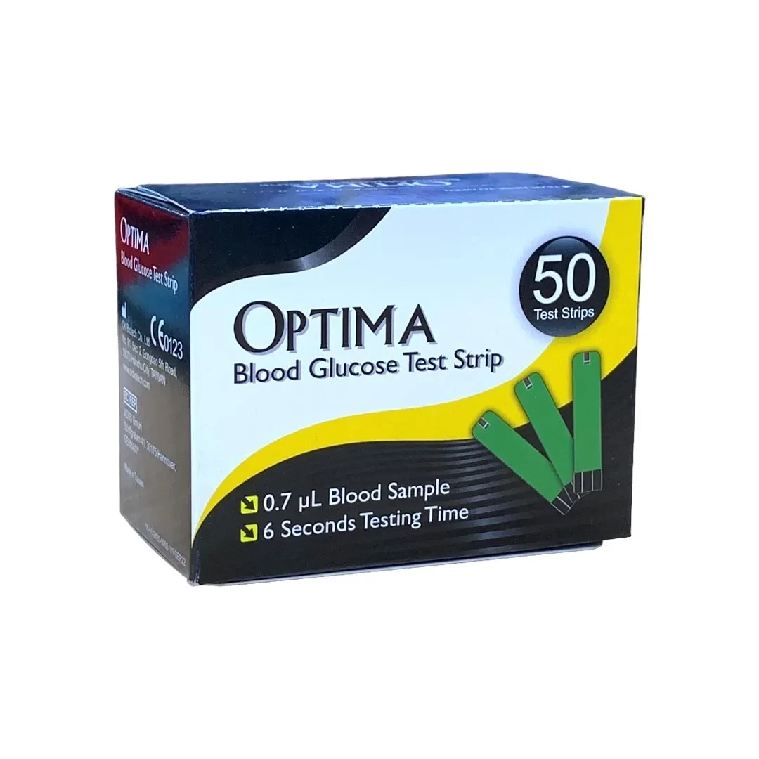Optima (Kare) Blood Glucose Test Strip - 50 Pcs