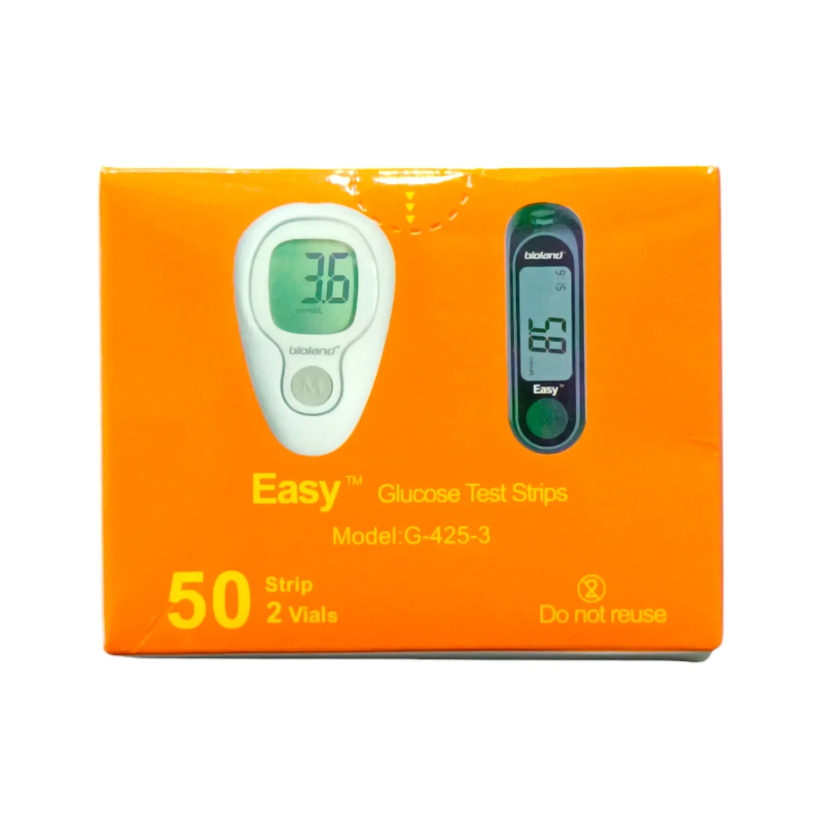 Bioland Easy G-425-3 Blood Glucose Test Strips 50/Pc