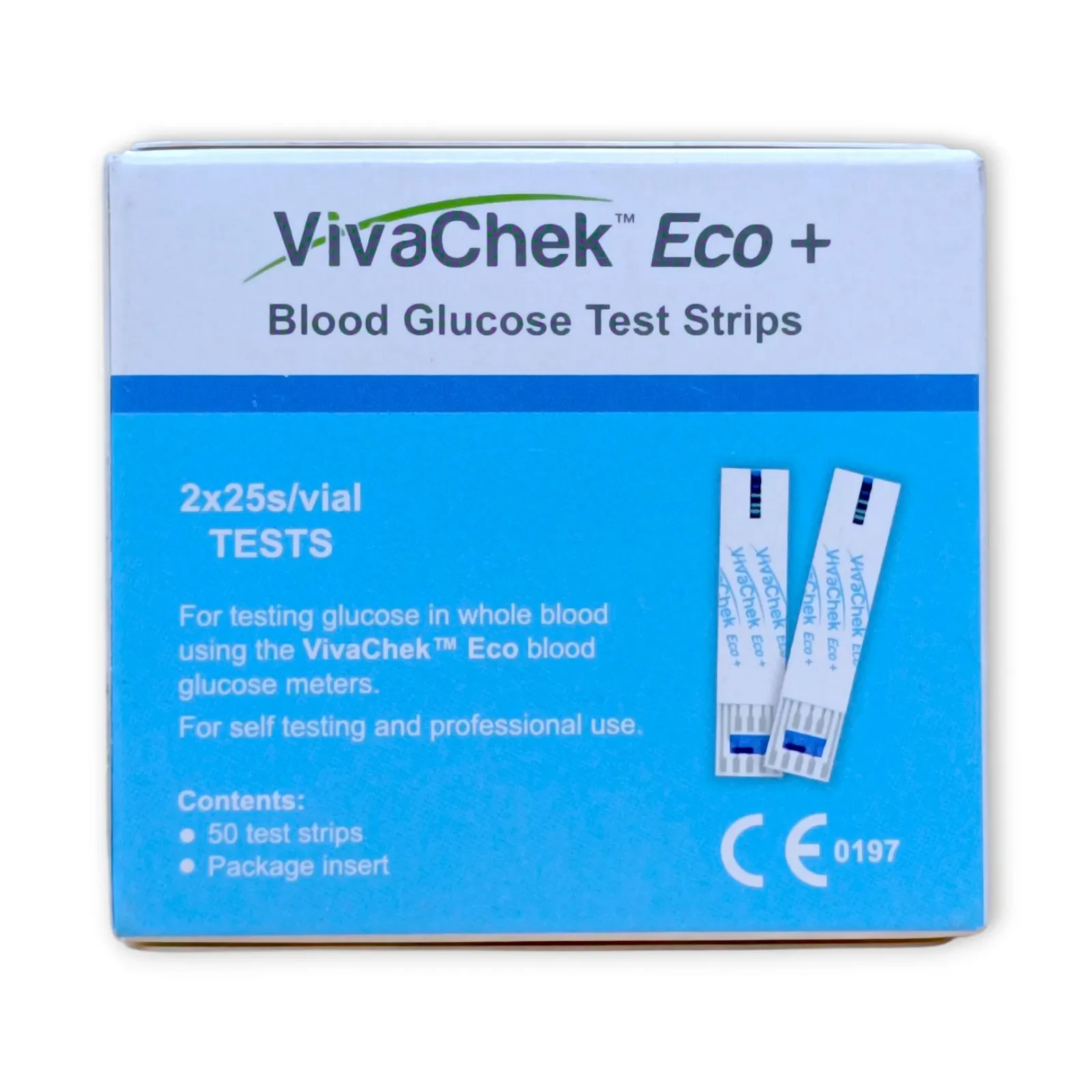 VivaChek Eco+ Blood Glucose Test Strip 50's Pack