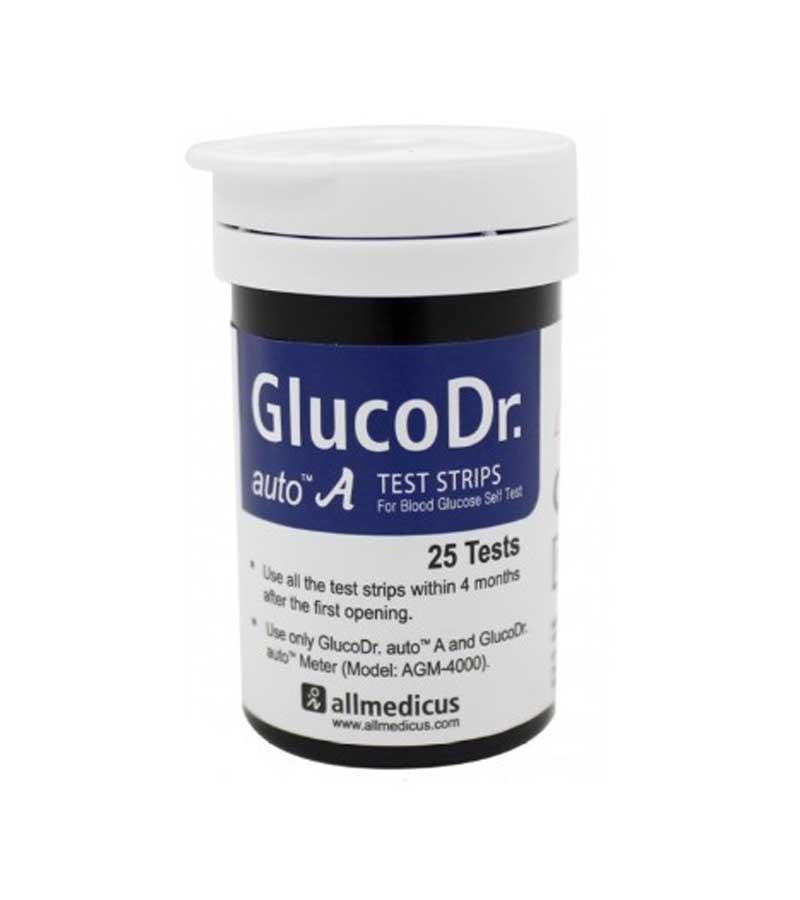 GlucoDr. AGM-4000 Auto-A Blood Glucose Test Strips 25 pcs