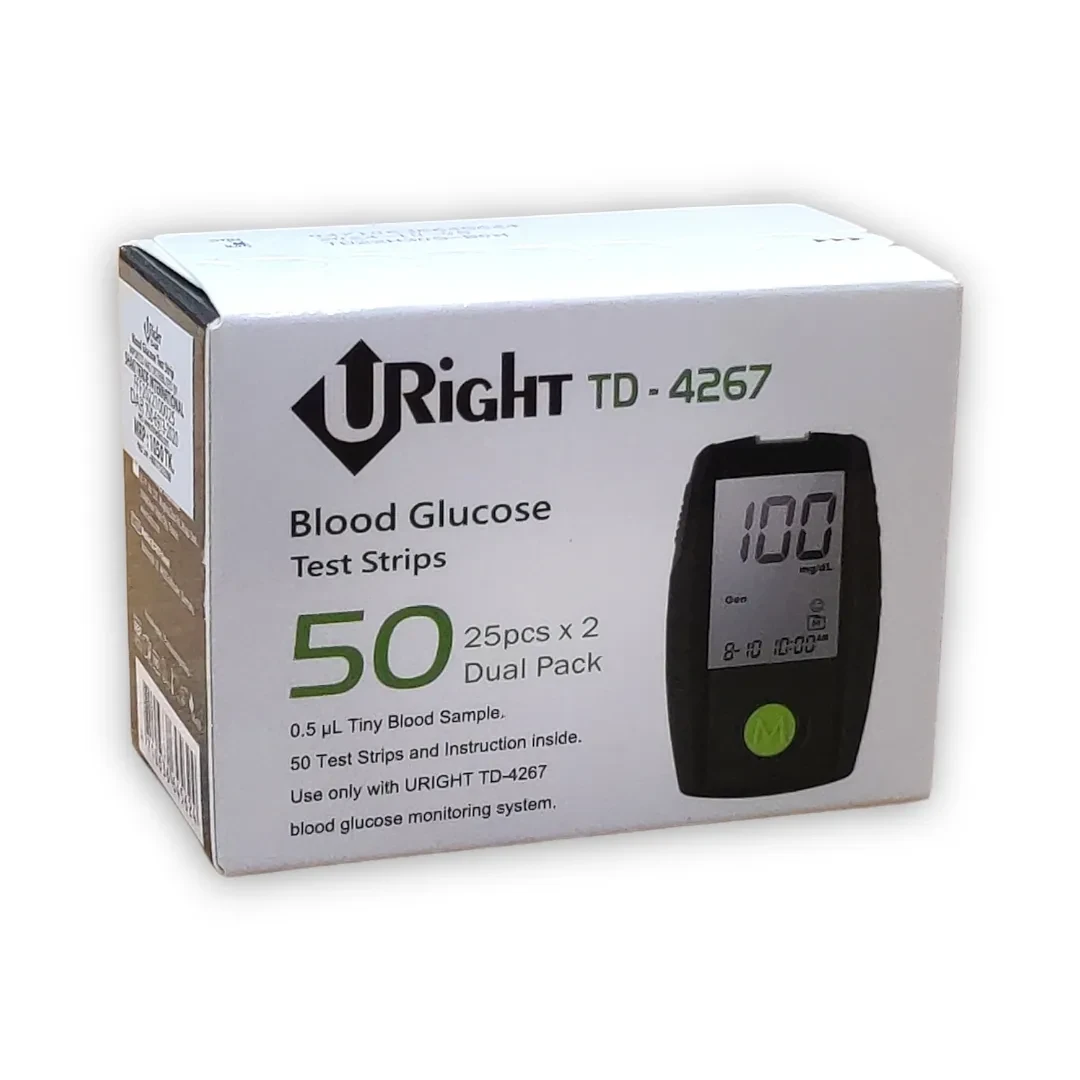 URight TD-4267 Blood Glucose Test Strips 50 pcs
