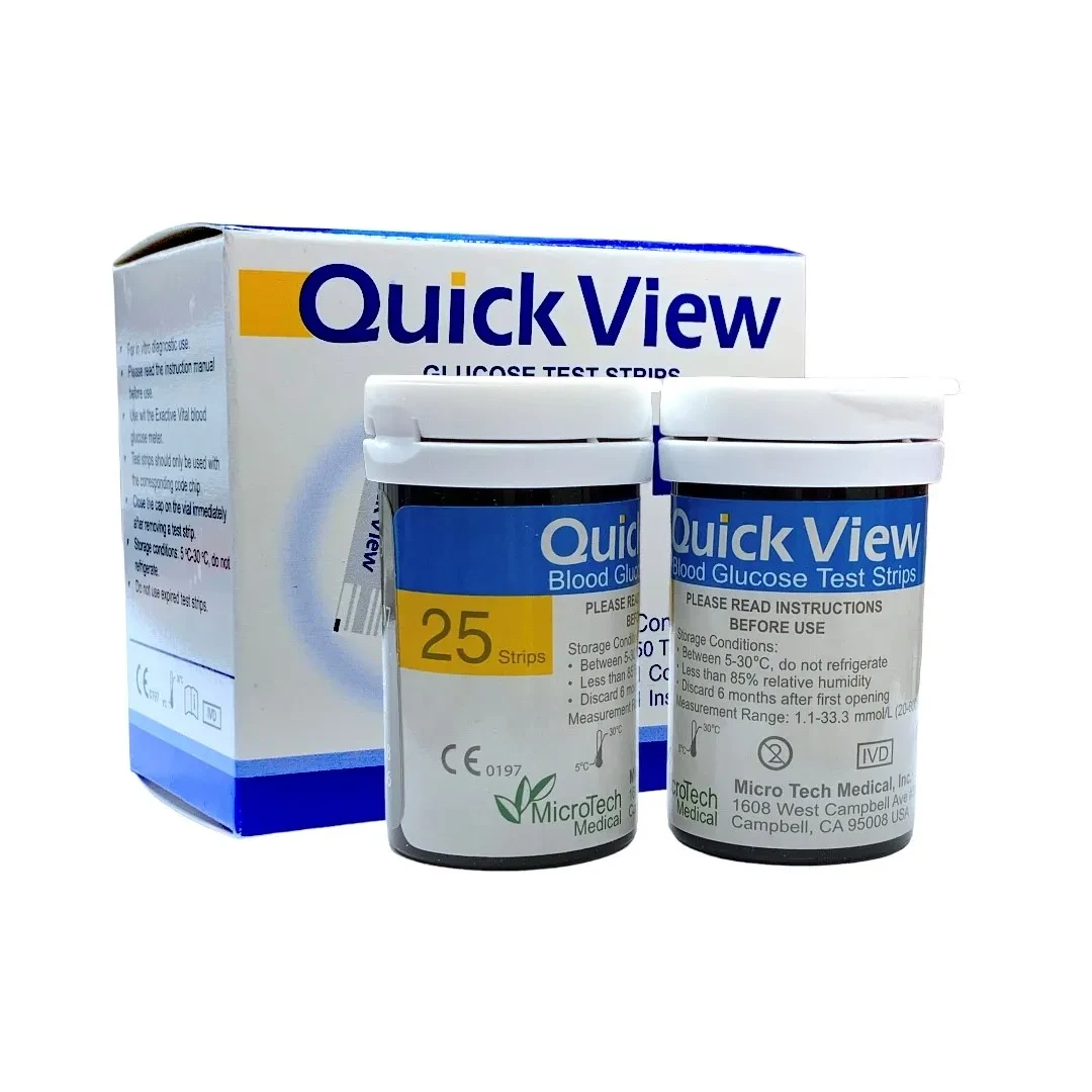Quick View Glucose Test Strip - 50 pcs