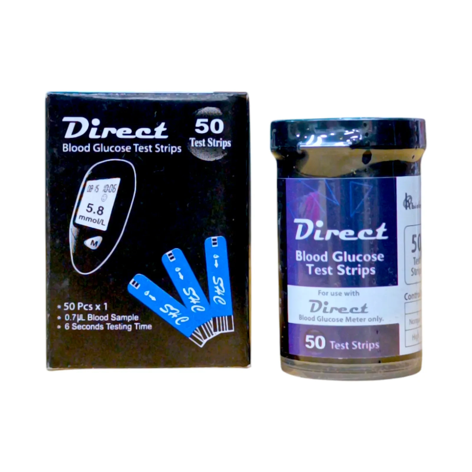 Direct Glucose Test Strip (50 Strips)