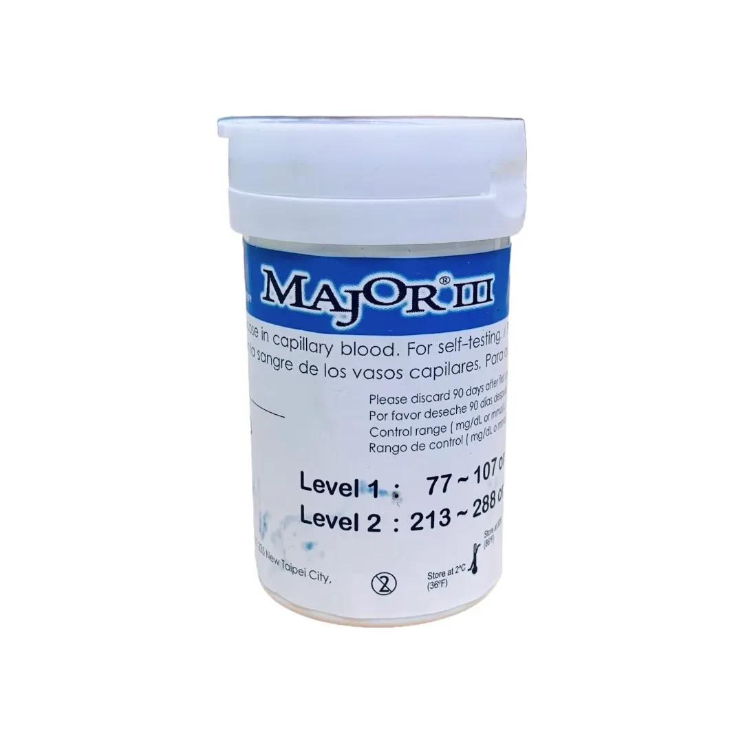 Major III Blood Glucose Test Strip - 25 Pcs