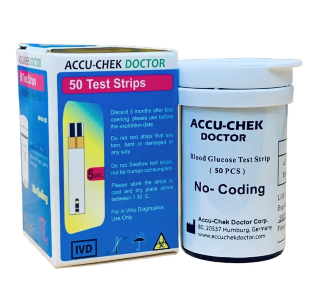 Accu-Chek Doctor Blood Glucose Test Strip – 25 Pcs