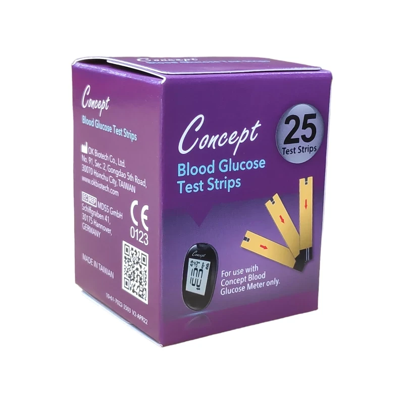 Concept Blood Glucose Test Strip 25/Pc