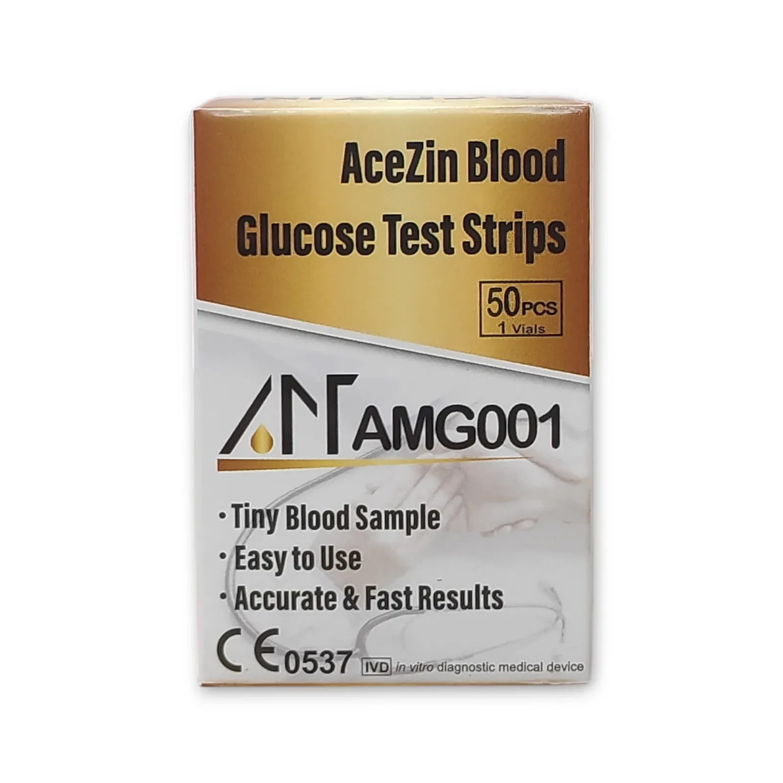 Acezin Blood Glucose Test Strips 50pcs