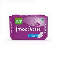 Freedom Sanitary Napkin Heavy Flow 16 Pads