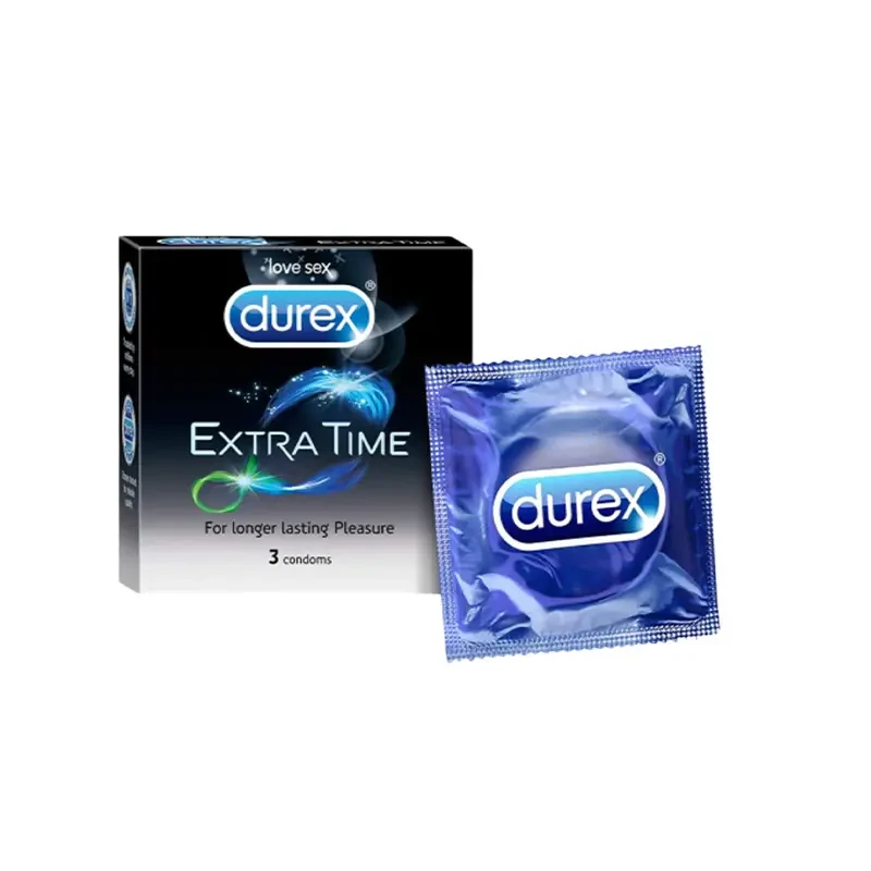 Durex Extra Time Condom For Men - 3Pcs Pack