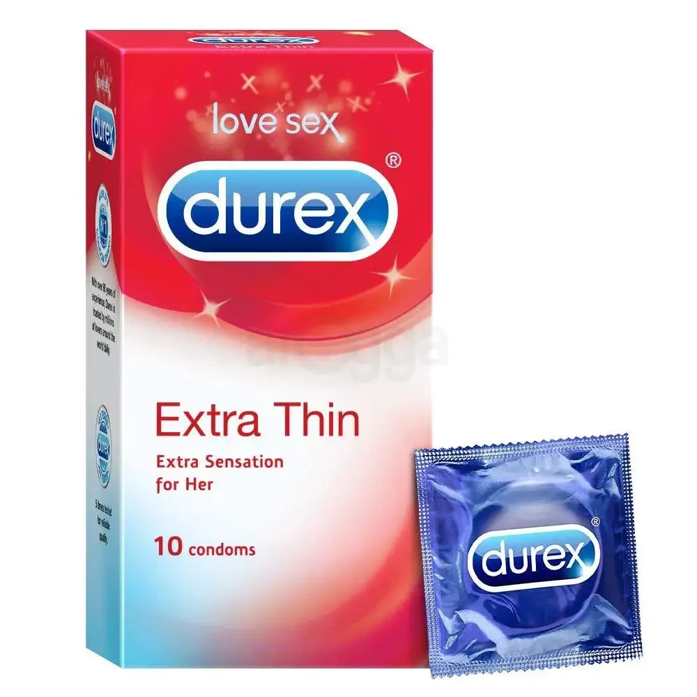 Durex Extra Thin Condom For Men - 10Pcs Pack