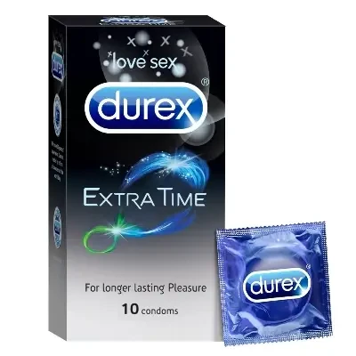 Durex Extra Time Longer Lasting Pleasure Condom - 10Pcs Pack