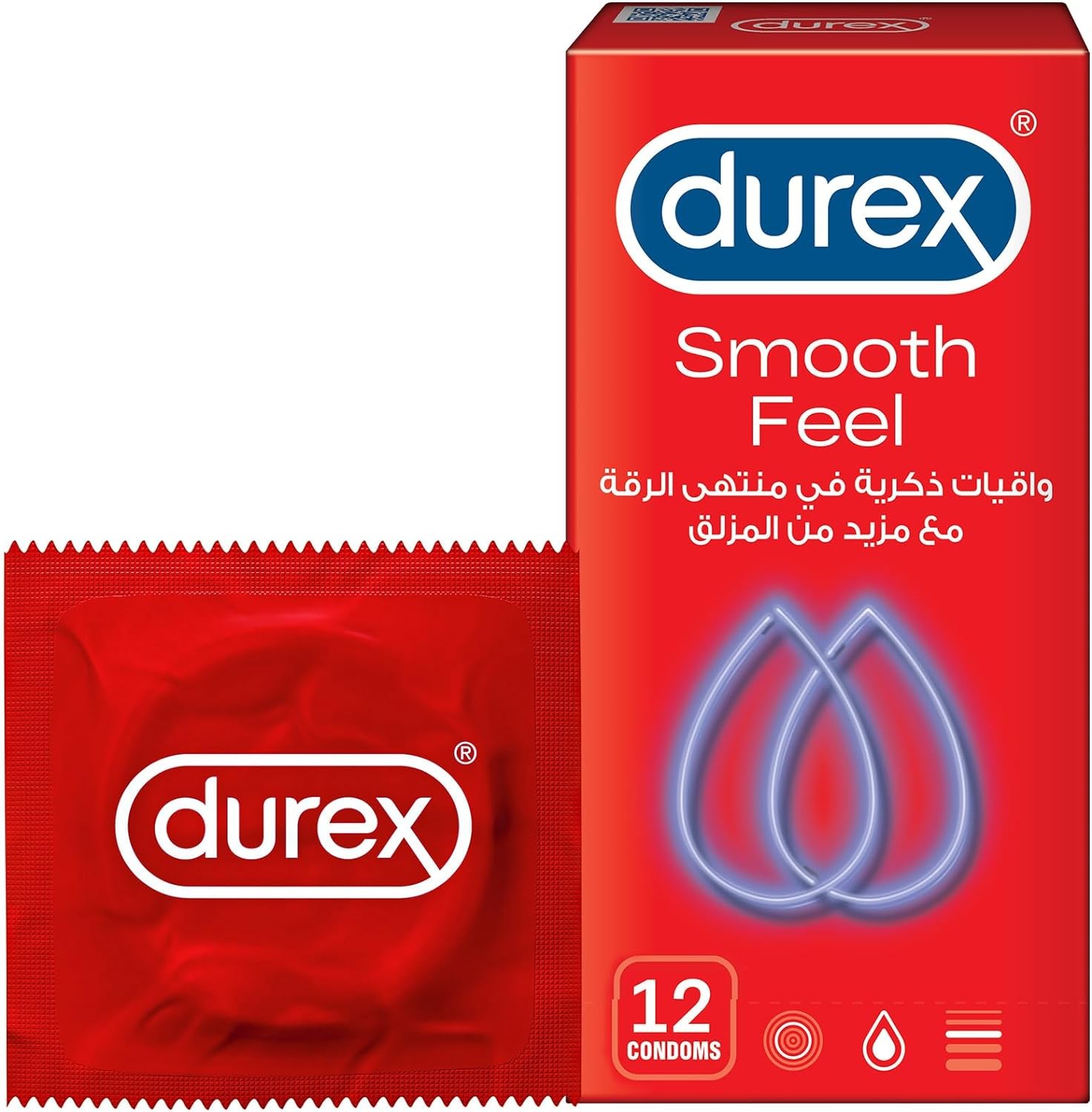Durex Smooth Feel With Extra Lubrication Condom - 12Pcs Pack