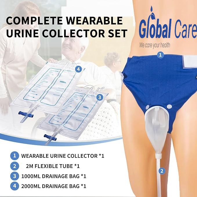 Medical Grad Silicone urine Collection Pant For Man Woman Elderman