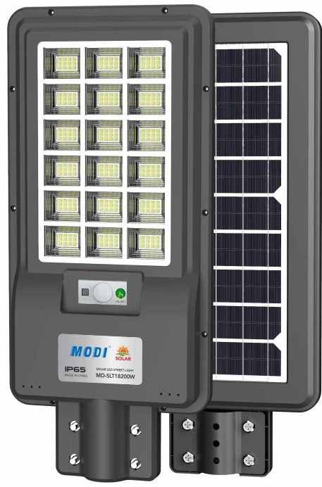 MODI Solar Light MD-SLT18-200W - Solar Outdoor Light - LED Solar Light - Solar Street Light - 200W - Model